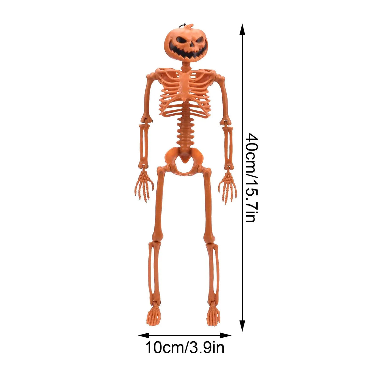 Halloween Poseable Full-Size Skeleton Prop – Haunted House Decor Halloween Skeleton Prop Babs