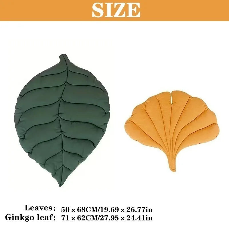 Leaf-Shaped Pet Bed Mat – Soft, Washable & Non-Slip for Cats & Dogs Pet Bed Mat Babs