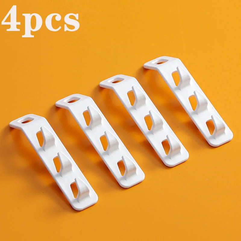 4-Pack Cascading Hanger Connector Hooks | Closet Space Saver Hanger Connector Hooks Babs 4pcs 14X3cm