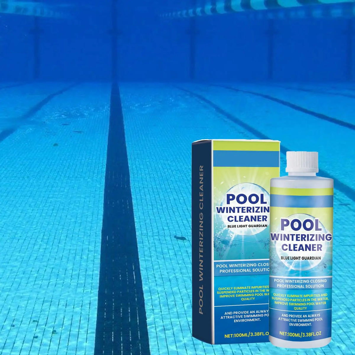100ml Pool Water Clarifier – Crystal Clear Pool Cleaner Pool Water Clarifier Babs