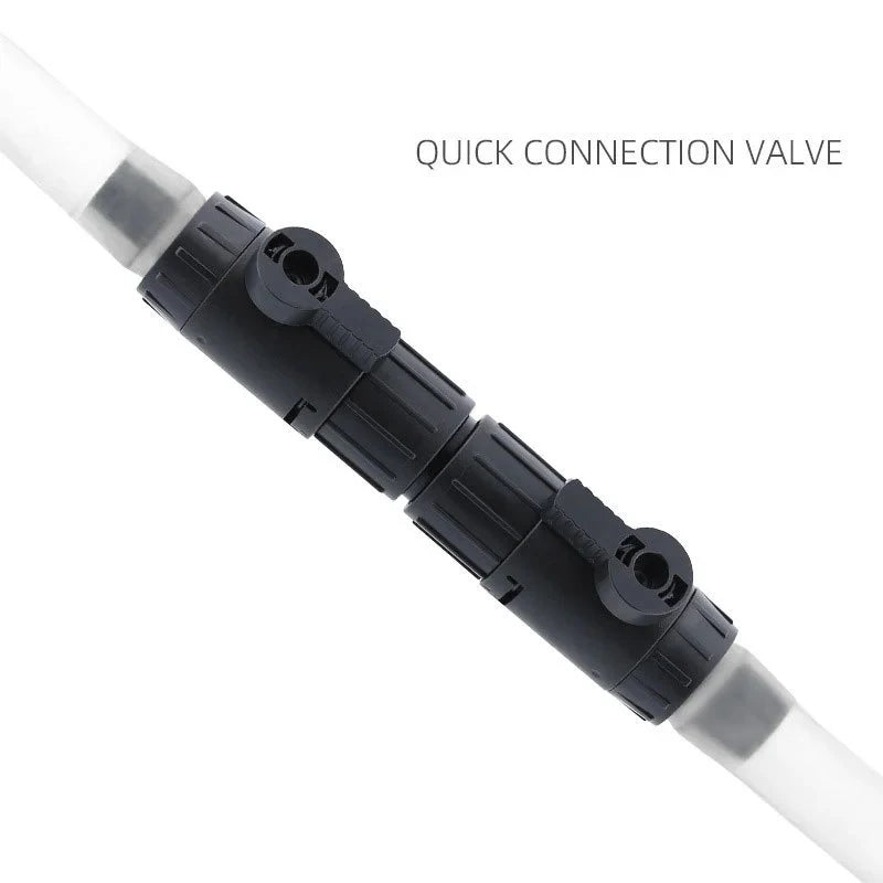 Aquarium Quick-Release Tap Connector – 12mm Fish Tank Hose Valve Aquarium Hose Connector Babs