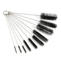 10-Piece Straw & Bottle Cleaning Brush Set – Stainless Steel Bottle Cleaning Brush Babs (1)-Black-10PCS