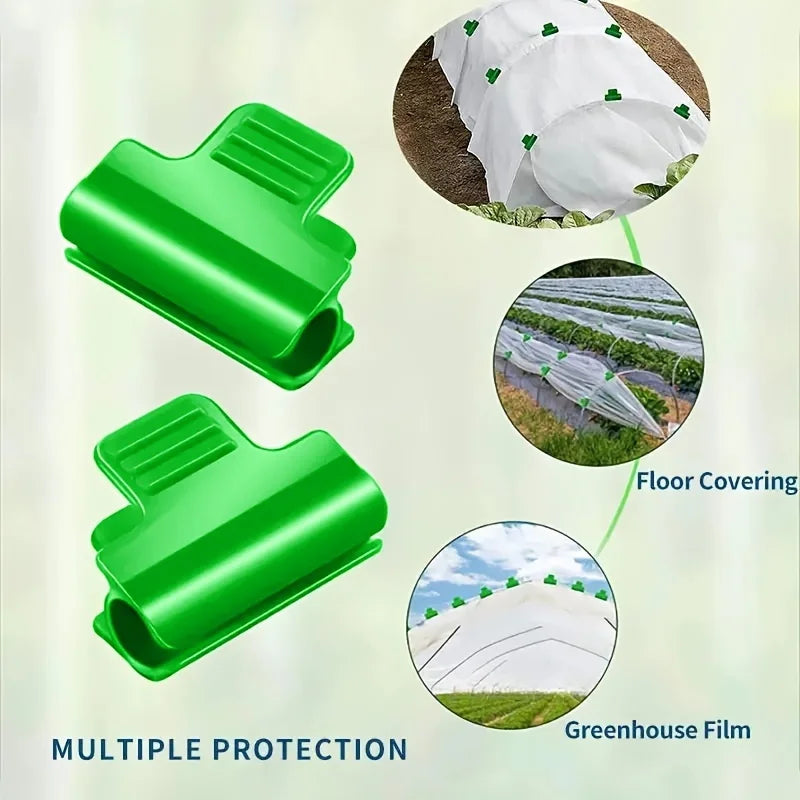 Greenhouse Film Snap Clamps for Arch Hoop Grow Tunnels Greenhouse Snap Clamps Babs