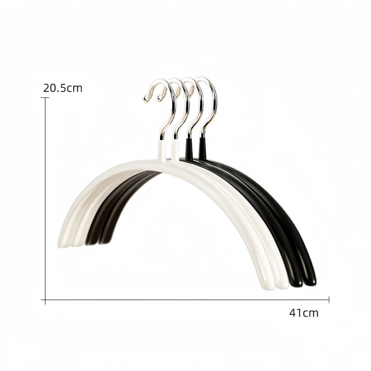10-Pack Non-Slip Metal Clothes Hangers – Space-Saving Closet Organizer Clothes Hangers Babs