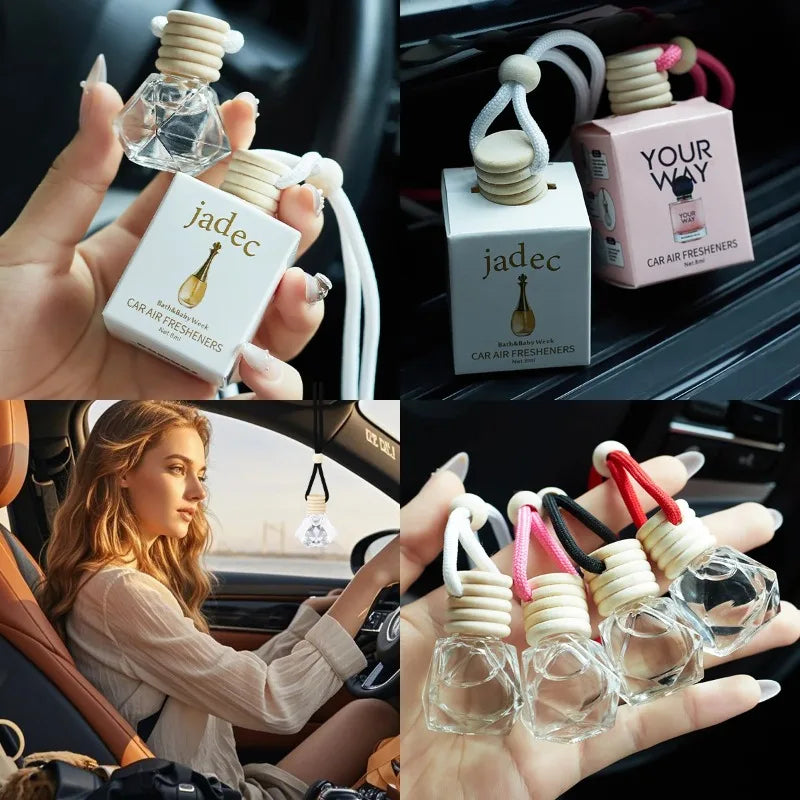 Perfume Bottle Car Air Freshener – Long-Lasting Fragrance Car Air Freshener Babs