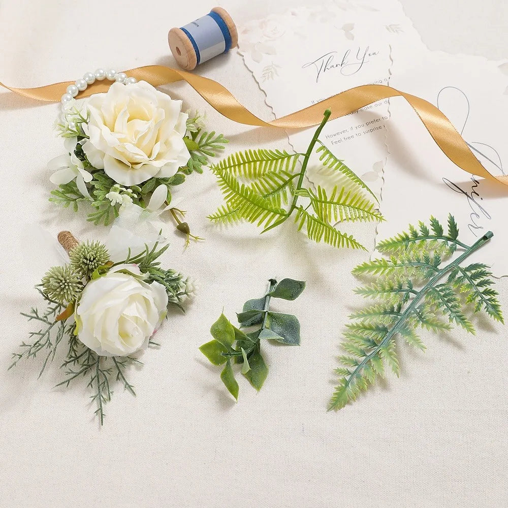 10 Pcs Artificial Leaves – DIY Garland, Wreath & Party Decor Artificial Leaf Decor Babs