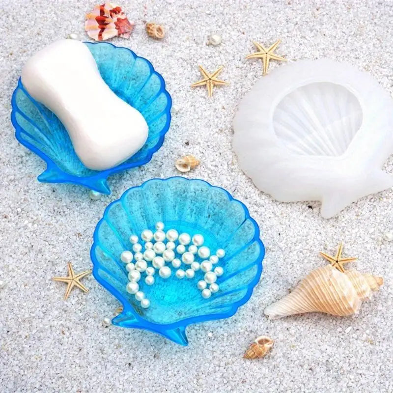 Shell Silicone Mold for Epoxy Resin, Soap & DIY Coasters Silicone Casting Mold Babs