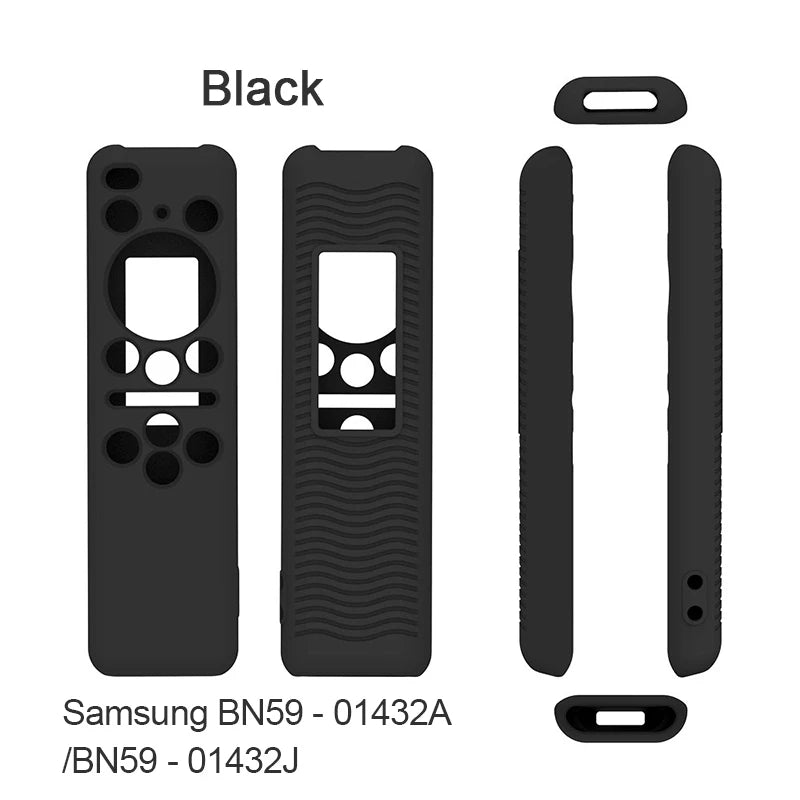 Silicone TV Remote Cover Protector for Samsung & LG Remote Control Cover Babs YKQ005-Black-