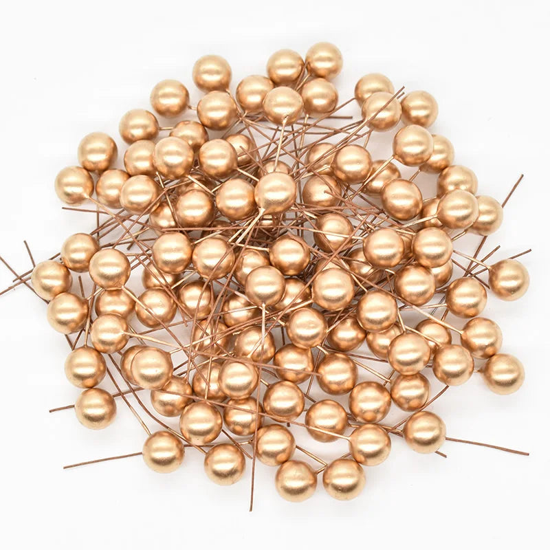 Pearl Stamens Artificial Berries for DIY Wreaths & Floral Décor Artificial Floral Picks Babs