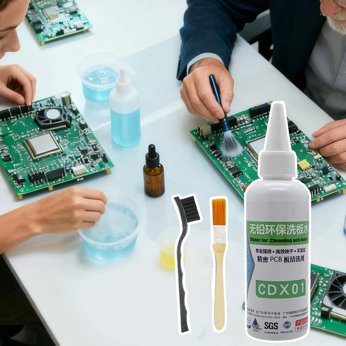 PCB Motherboard Cleaner Liquid – Fast-Drying Contact Cleaner Electronics Cleaner Babs