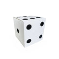 28cm Casino Dice Paper Gift Box – Party Decoration Supply Party Gift Box Babs White-1PC