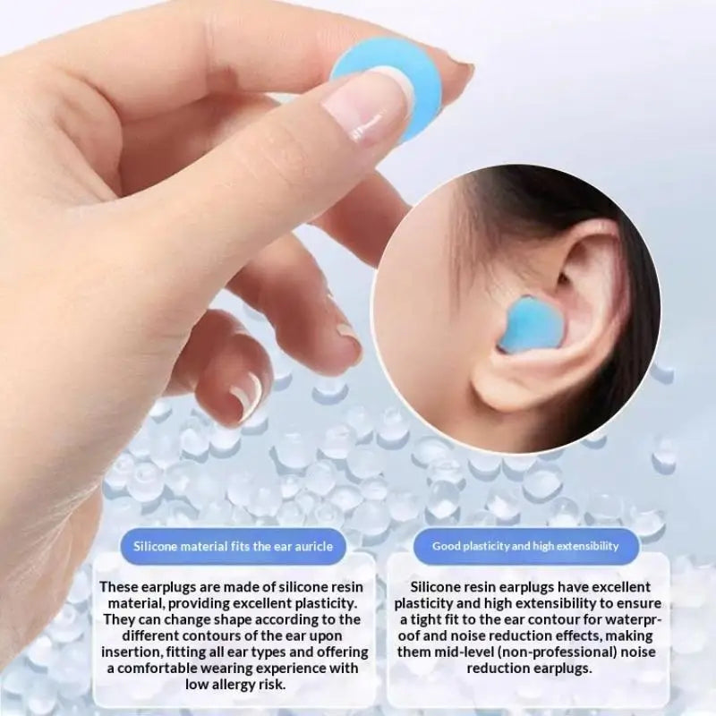 Flower Silicone Earplugs for Sleep & Swimming – 6 Pack Silicone Earplugs Babs