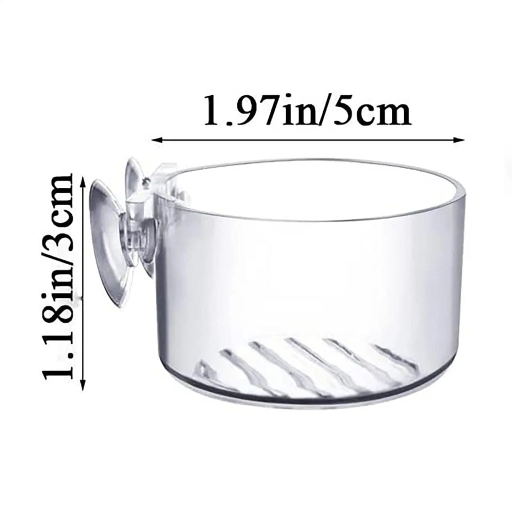 Acrylic Aquarium Plant Cup with Suction Holder | Fish Tank Pot Aquarium Plant Holder Babs