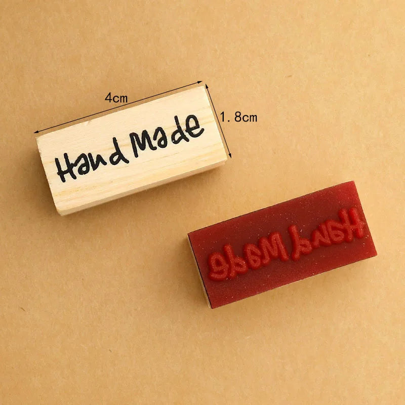 Vintage Square Wood Rubber Stamp – DIY Scrapbooking & Crafts Craft Rubber Stamp Babs