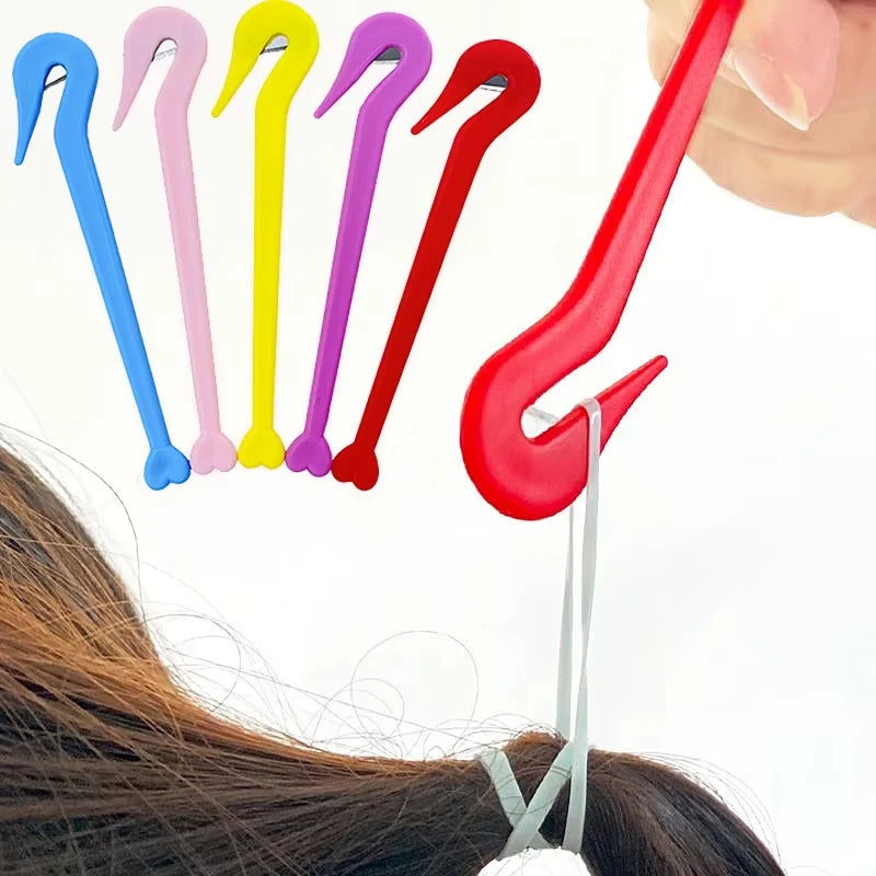 5-Pack Hair Elastic Band Cutter – Safe Ponytail Remover Tool Hair Elastic Cutter Babs
