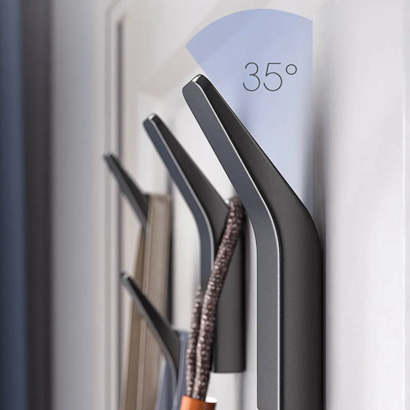 No-Drill Aluminum Wall Hooks – Robe, Towel & Coat Hanger Adhesive Wall Hook Babs