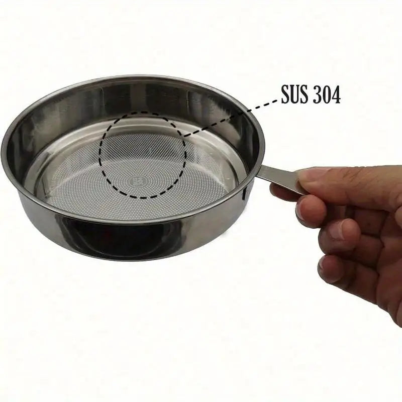 Stainless Steel Bacon Grease Container with Strainer & Lid Grease Storage Container Babs