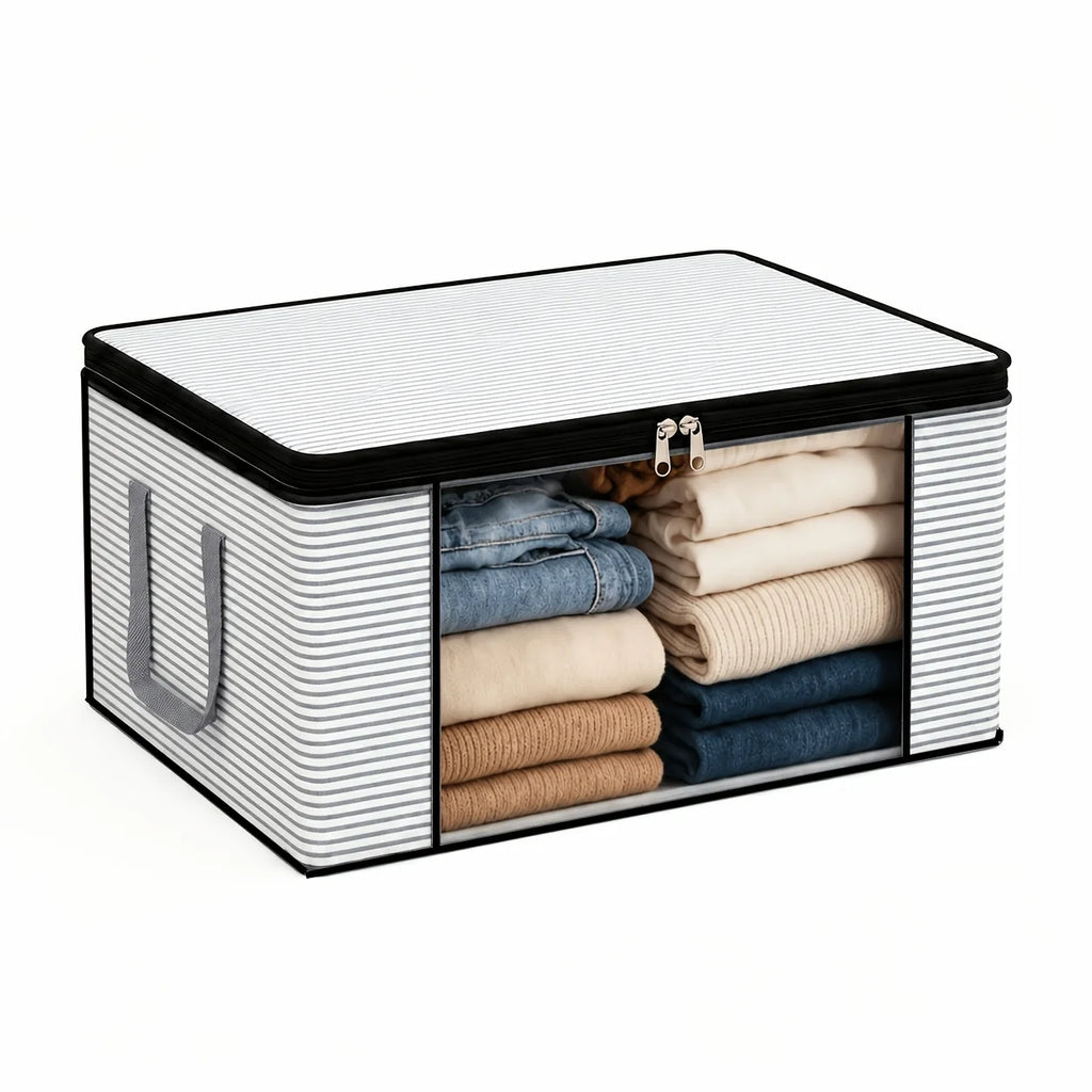 Extra Large Foldable Storage Bag – Clear Window & Zipper Lid Foldable Storage Bag Babs