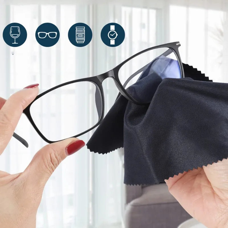 6-Pack Microfiber Lens Cleaning Cloths for Glasses & Screens Lens Cleaning Cloths Babs