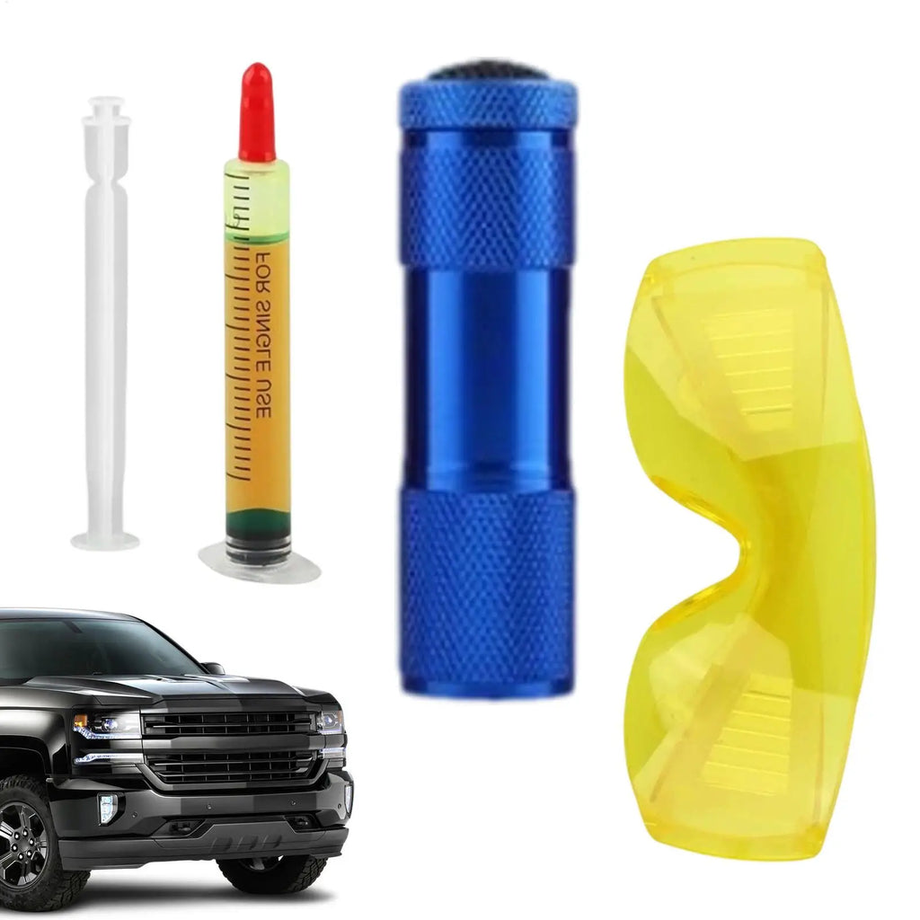 AC Leak Detector Kit – UV Flashlight & Dye for Auto & Home AC Leak Detector Kit Babs