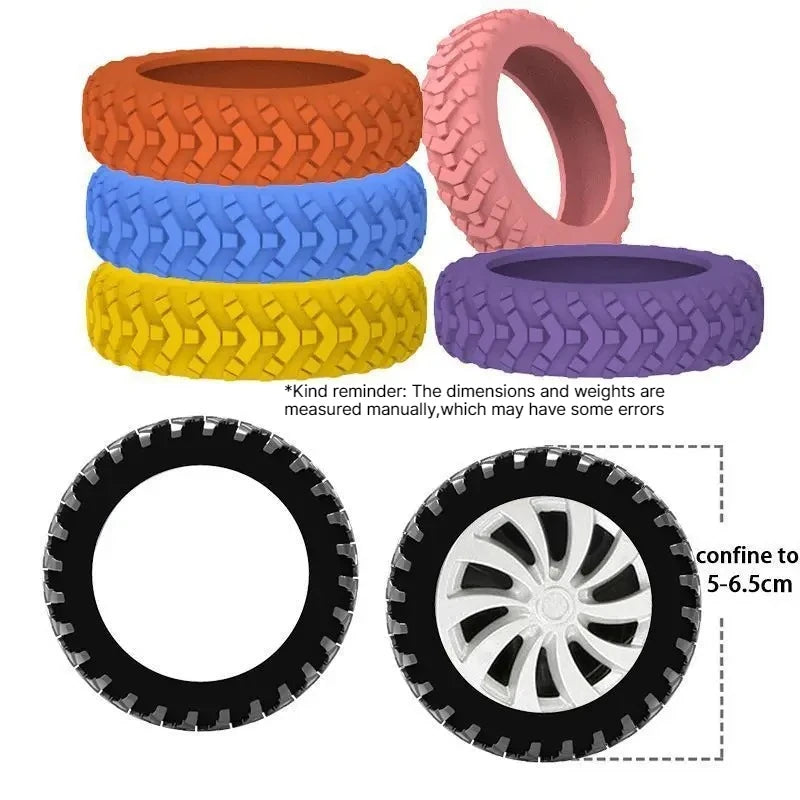 8-Pack Suitcase Wheel Covers – Silent TPR Rubber Luggage Rings Luggage Wheel Cover Babs