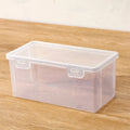 Clear Stackable Pencil Box – Large Capacity Plastic Organizer Pencil Storage Box Babs L