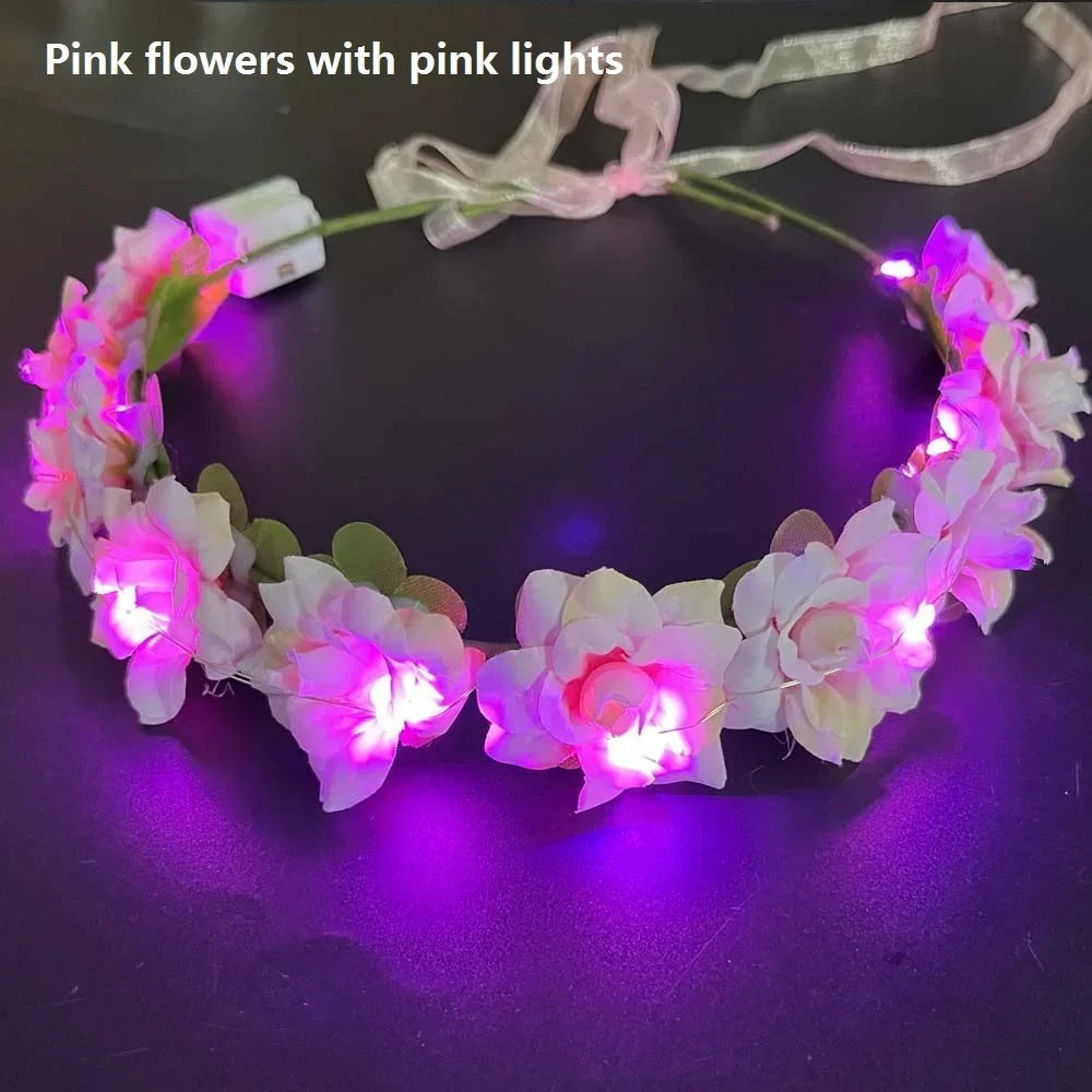 LED Light-Up Glow Headband for Kids & Adults – Party & Wedding LED Glow Headband Babs 25