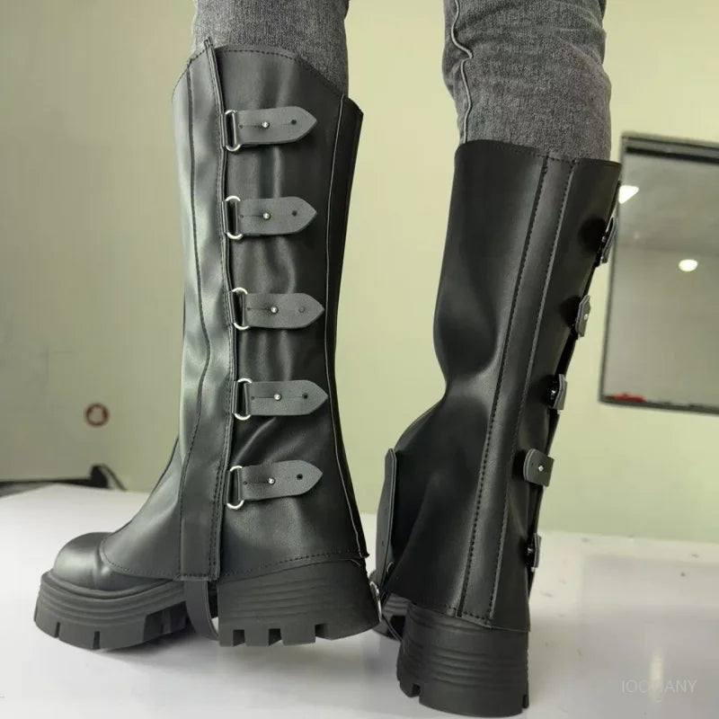 Medieval Leather Leg Shoe Covers – Viking Pirate Cosplay Cosplay Leg Covers Babs Short China Mainland