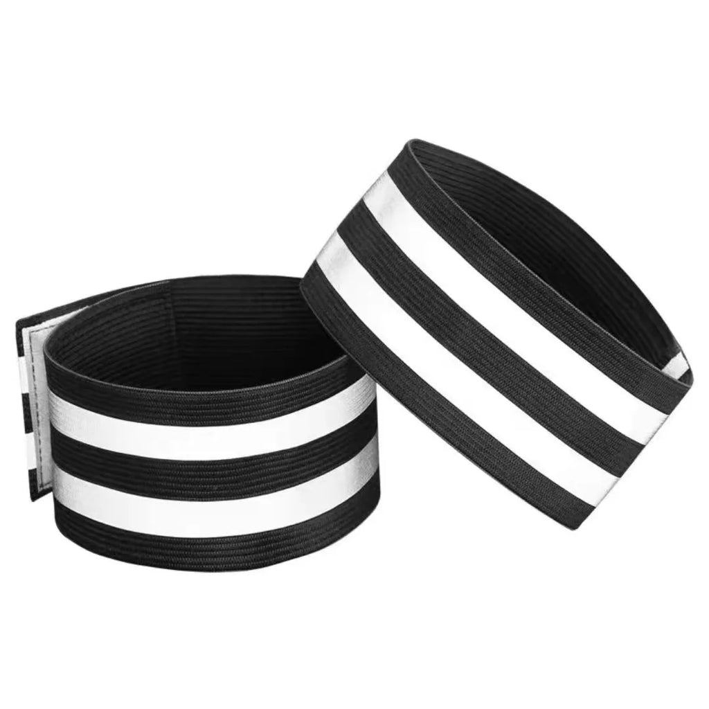 Reflective Leg Bands for Cyclists & Runners | Safety Straps Reflective Safety Bands Babs