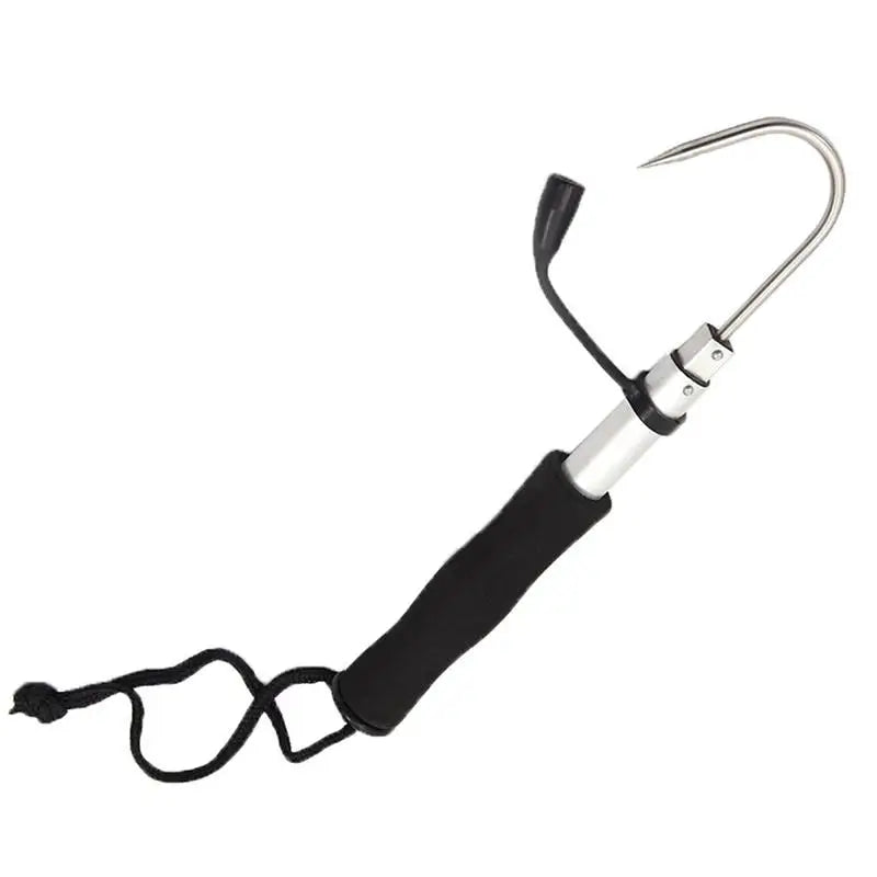Telescopic Fish Gaff Hook – Aluminum & Stainless Steel, 60cm Fishing Gaff Hook Babs