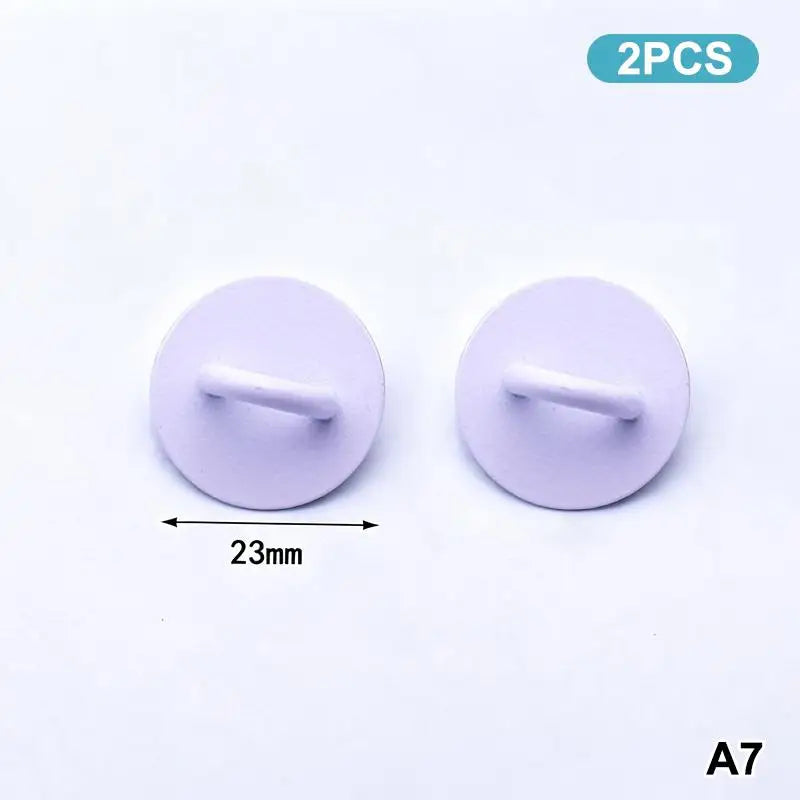 2pcs Adhesive Metal Phone Charm Holder & Keychain Hook Phone Charm Holder Babs A7