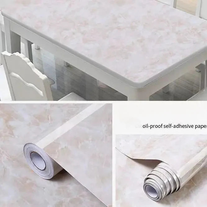 Marble PVC Self-Adhesive Vinyl Wallpaper – Waterproof Sticker Vinyl Wall Sticker Babs