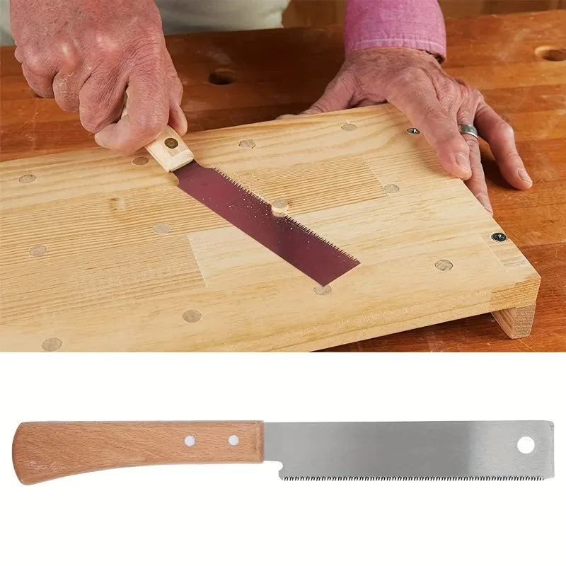 12-Inch Flush Cut Hand Saw – Fine-Tooth Woodworking Pull Saw Woodworking Hand Saw Babs