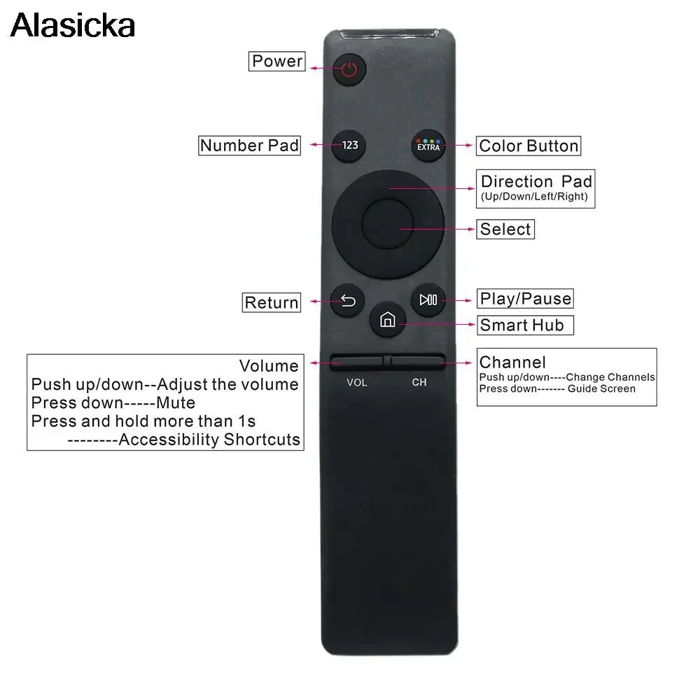 Samsung Smart TV Replacement Remote BN59-01259E TM1640 4K IR TV Replacement Remote Babs