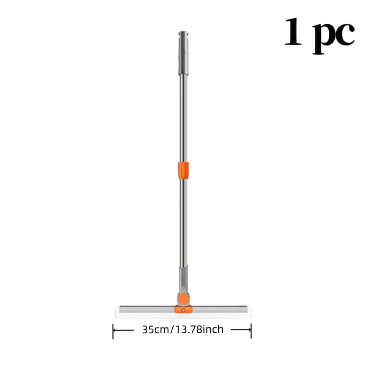 Telescopic Squeegee Broom – Wide Silicone Blade, 180° Rotation Floor Squeegee Broom Babs 35-Splicing