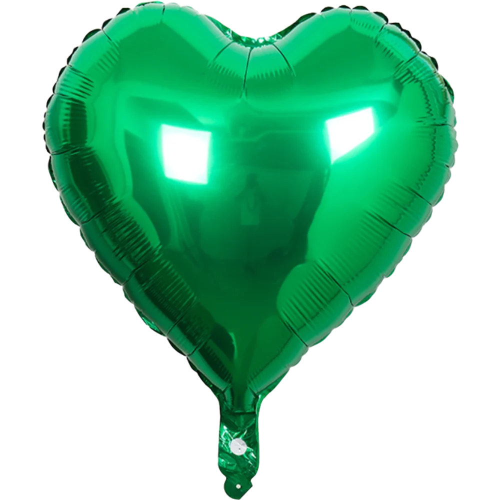 18" Star & Heart Foil Balloons for Parties & Weddings (5–50 pcs)