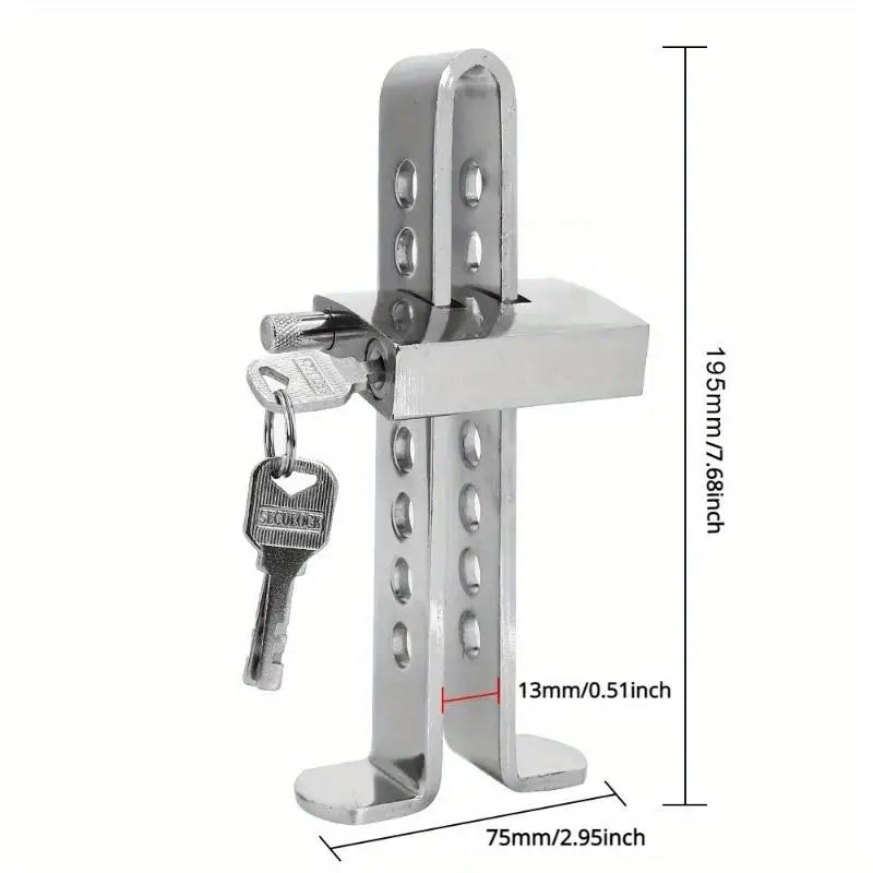 Universal Car Clutch & Brake Pedal Lock | Anti-Theft Security Car Pedal Lock Babs