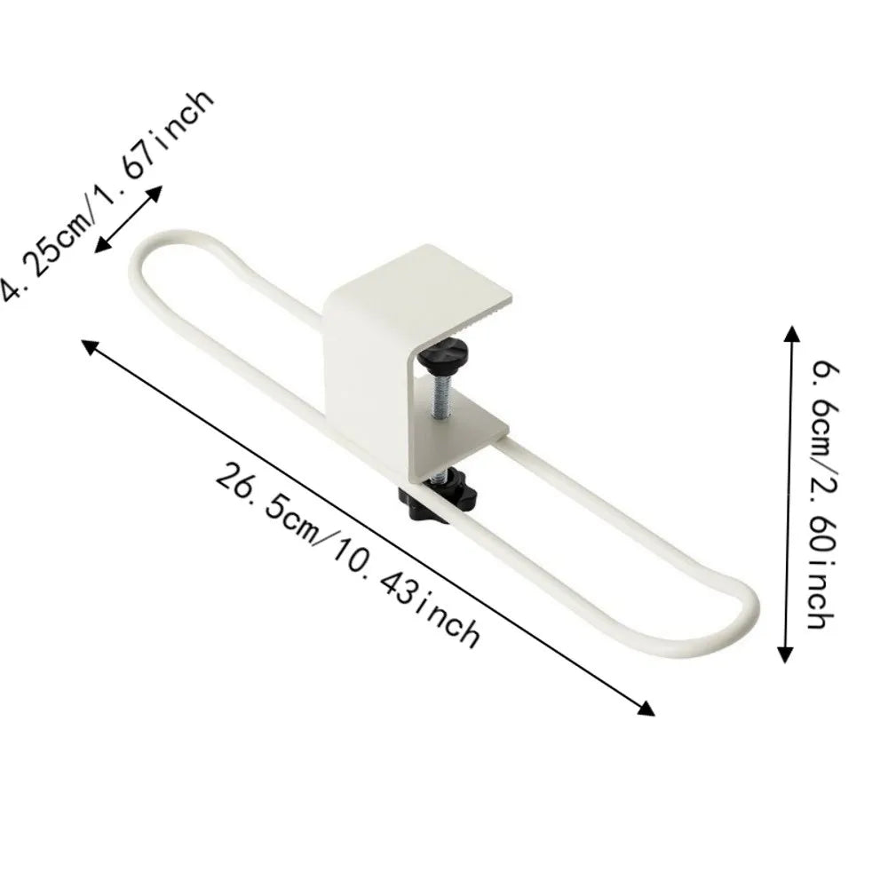 Adjustable Desk Side Hook – Bag & Cup Hanger | Space Saving Desk Side Hook Babs