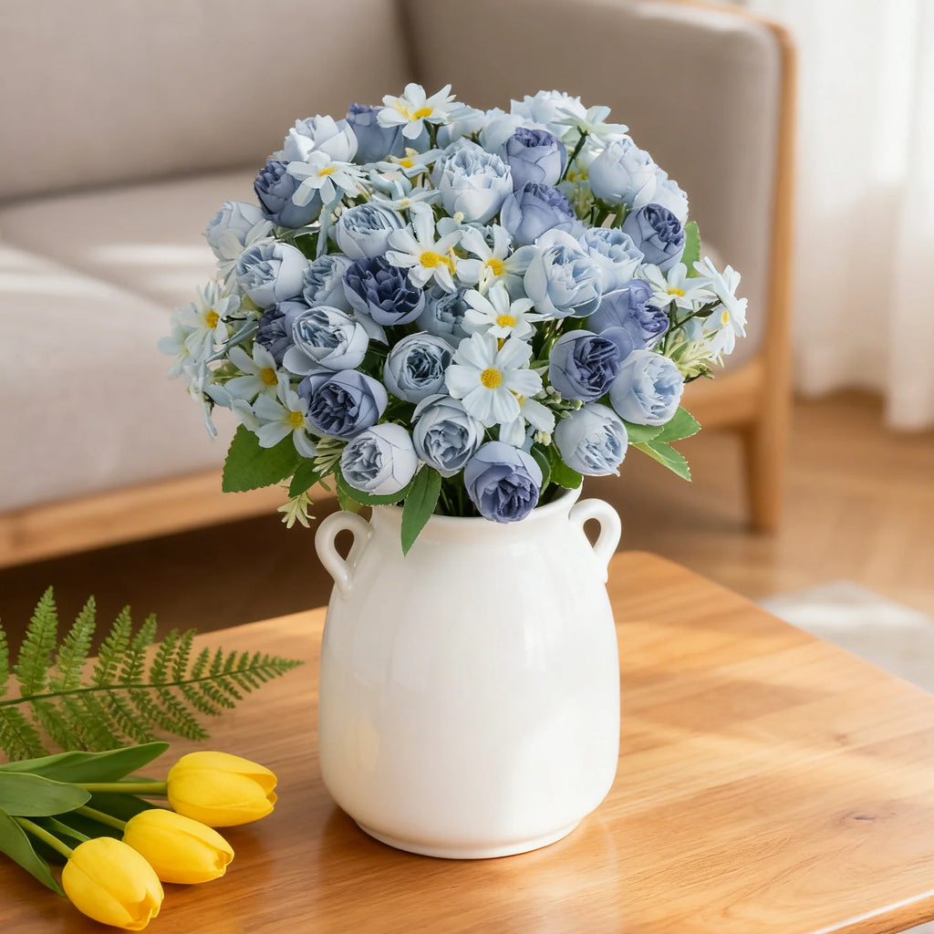 Artificial Silk Rose Bouquet for Wedding & Home Décor Artificial Flower Bouquet Babs