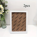 White Photo Frame 15x15 & 15x20cm | Square Display Stand Picture Frame Babs L-2pcs