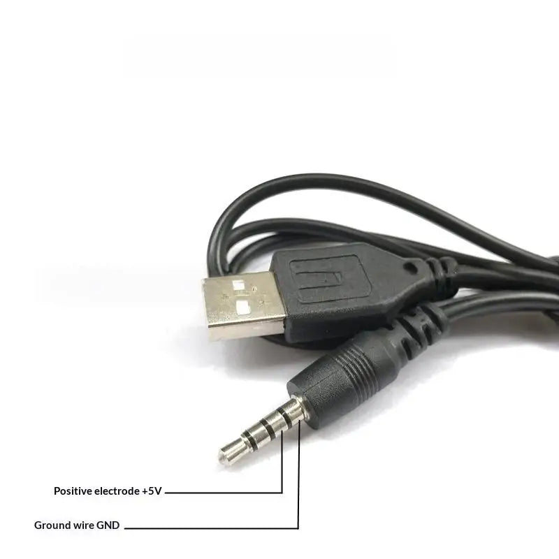 3.5mm Charging Cable for Motorcycle Helmet Intercom Headset Intercom Charging Cable Babs