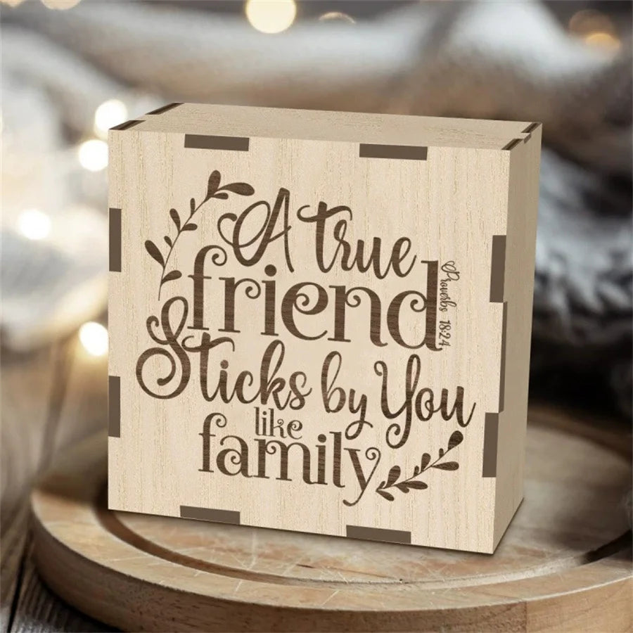 Vintage Wooden Photo Storage Box – Flip Cover Keepsake Organizer Photo Storage Box Babs