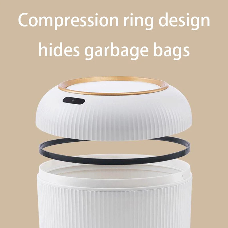 Smart Sensor Trash Can Auto-Open Lid Wastebasket for Home Smart Sensor Trash Can Babs