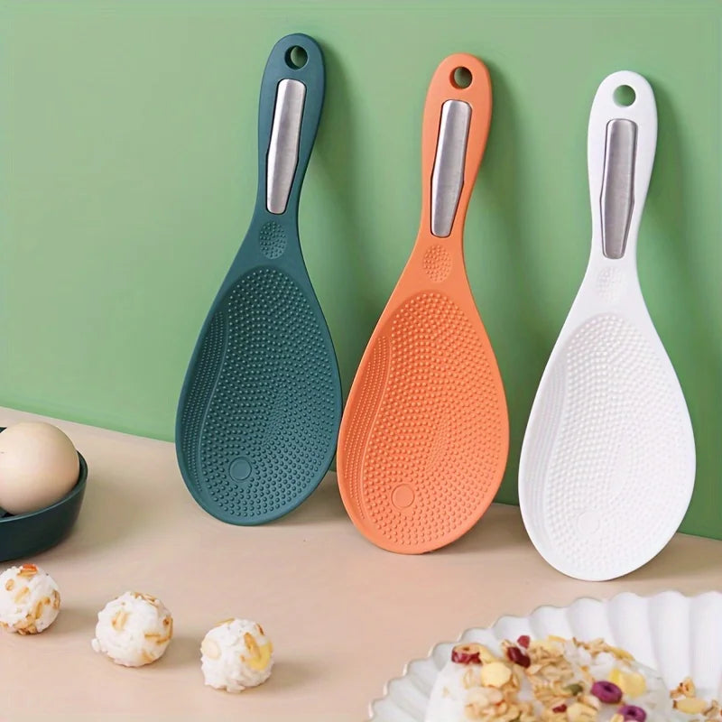 Non-Stick Plastic Rice Shovel Spoon for Rice Cookers Rice Serving Spoon Babs