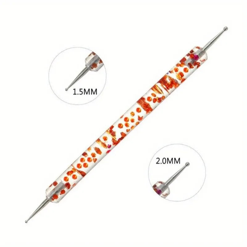 5-Piece Double-Ended Nail Art Dotting Pen Set | Manicure Tools Nail Art Dotting Pen Babs