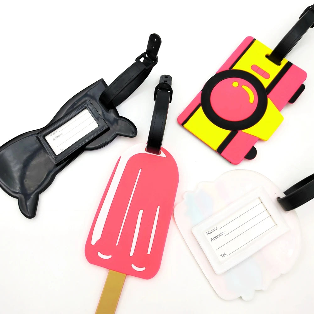 Ice Cream Luggage Tags – Cute Travel ID Labels for Bags Luggage Tag Babs