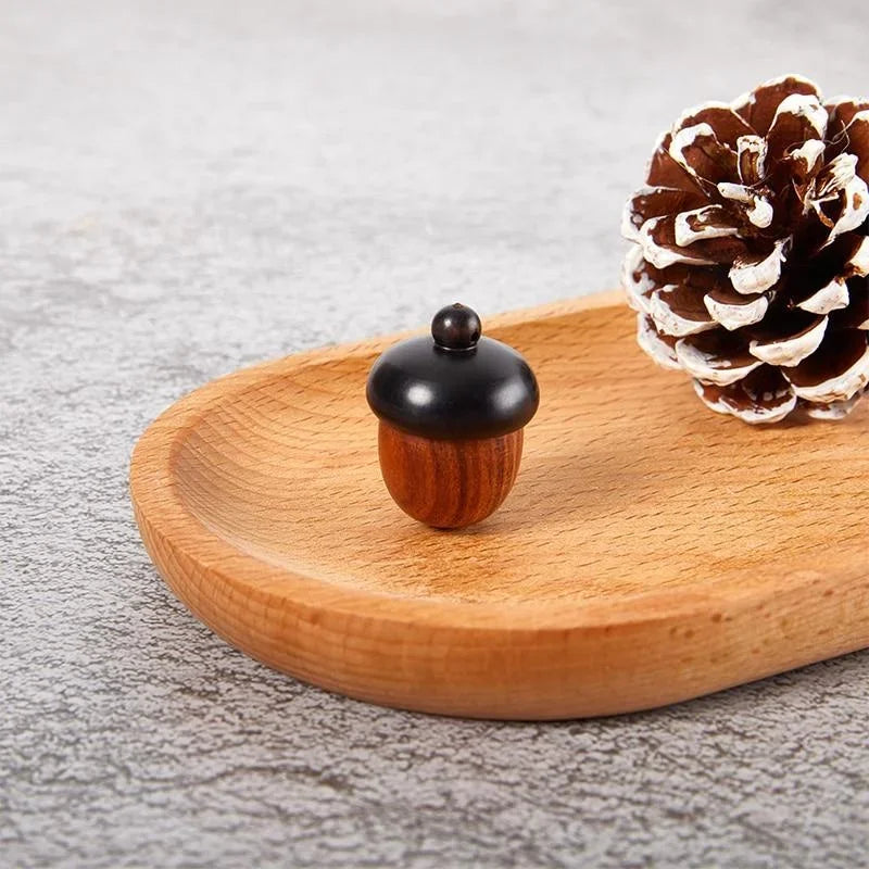 Acorn Wooden Pendant Box – Essential Oil Diffuser & Keepsake Wooden Aromatherapy Pendant Babs