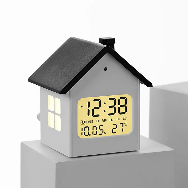 Creative Digital Alarm Clock – Kids' Bedside House Table Clock Digital Alarm Clock Babs