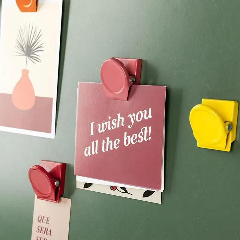 5-Piece Magnetic Clips – Colorful Fridge & Office Organizers Magnetic Office Clips Babs