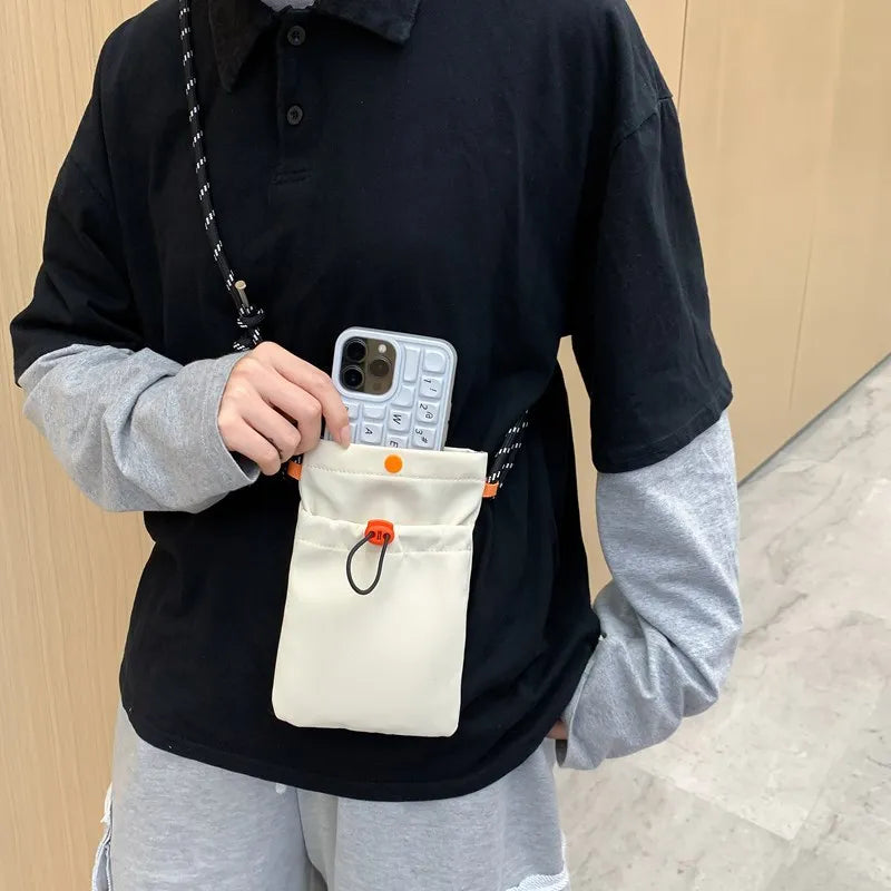 Nylon Crossbody Mini Bag Phone Wallet Multifunctional Shoulder Purse Crossbody Shoulder Bag Babs